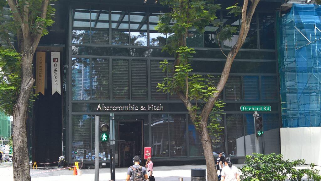 Retail performance Abercrombie Singapore