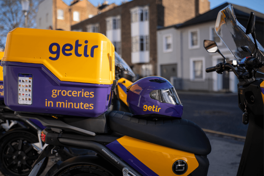 instant grocery delivery scooter