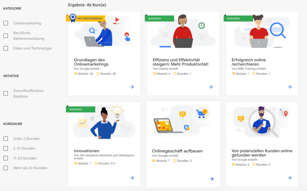 Google course overview how to digitise my business