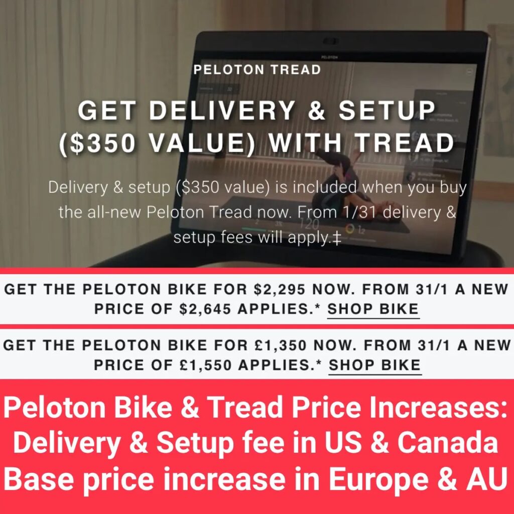 Peloton strategy price signals